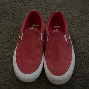Vans slides red